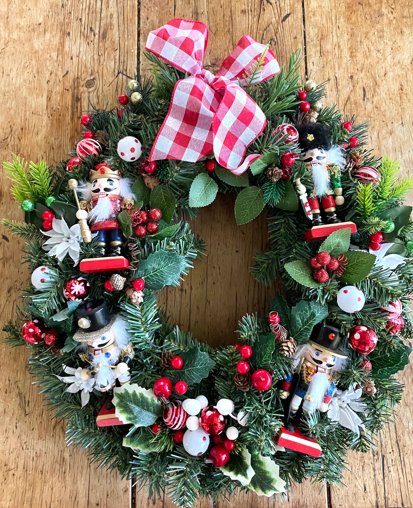 Nutcracker Christmas Wreath