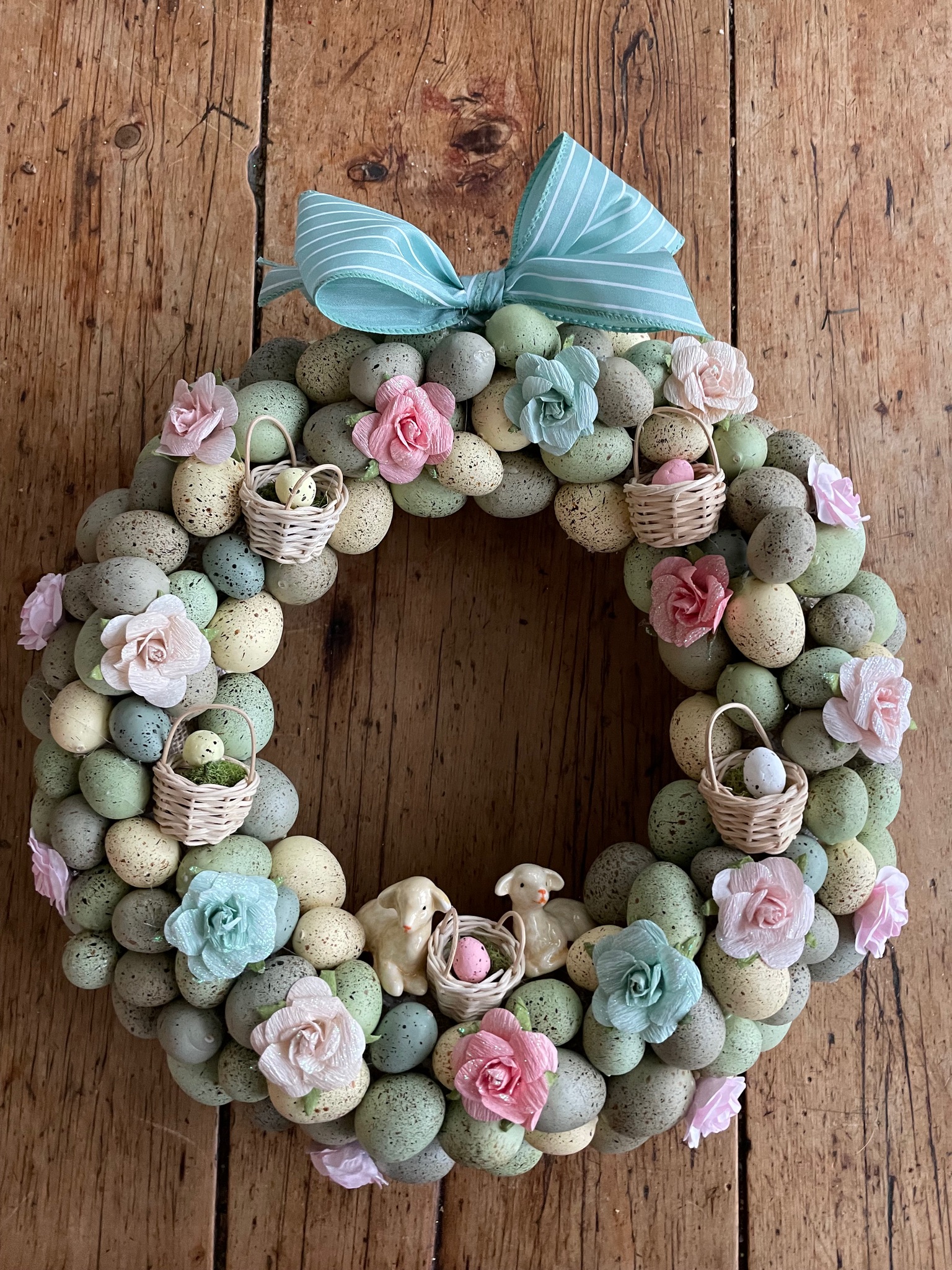 Pastel Easter Egg Wreath