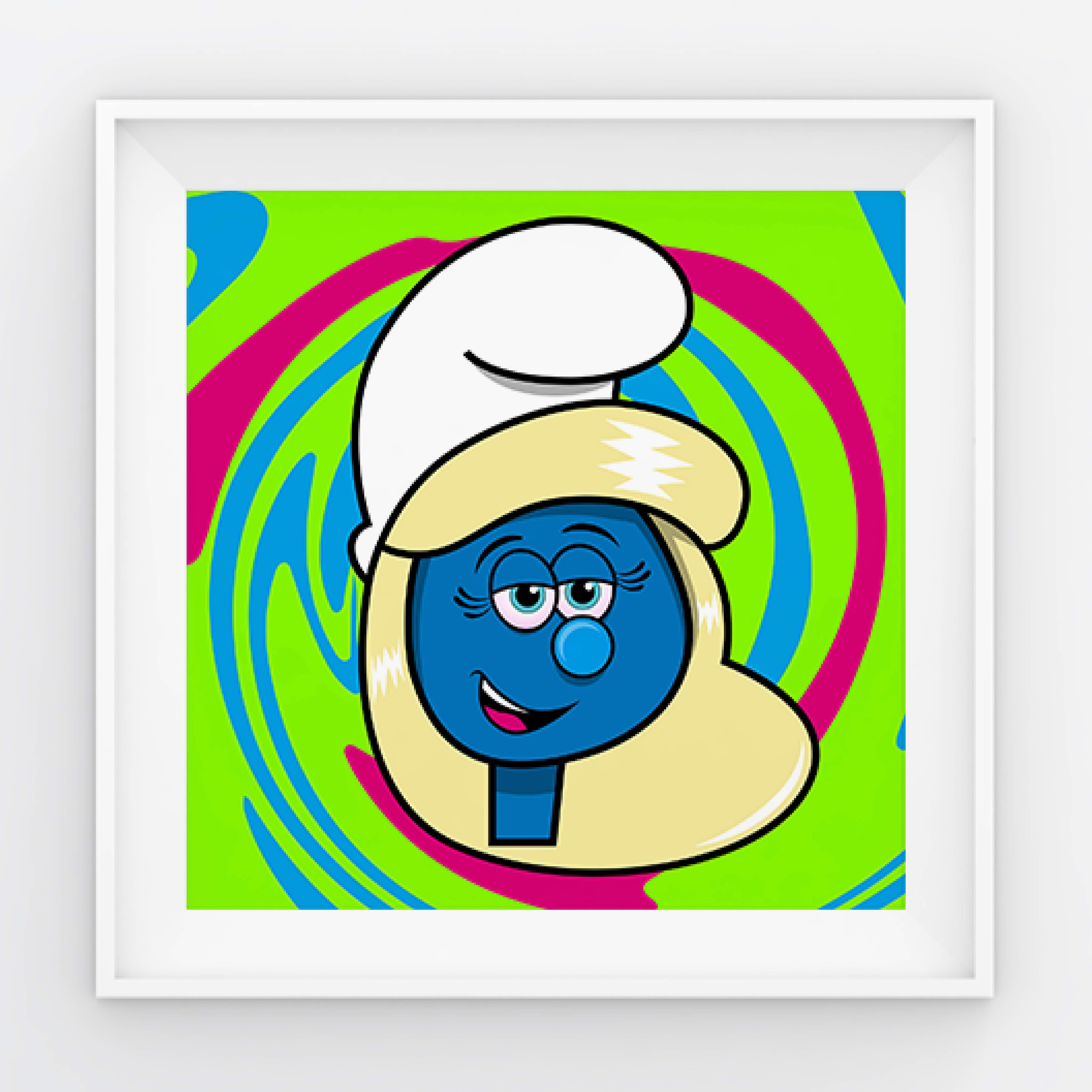 Girl Smurf Stoner